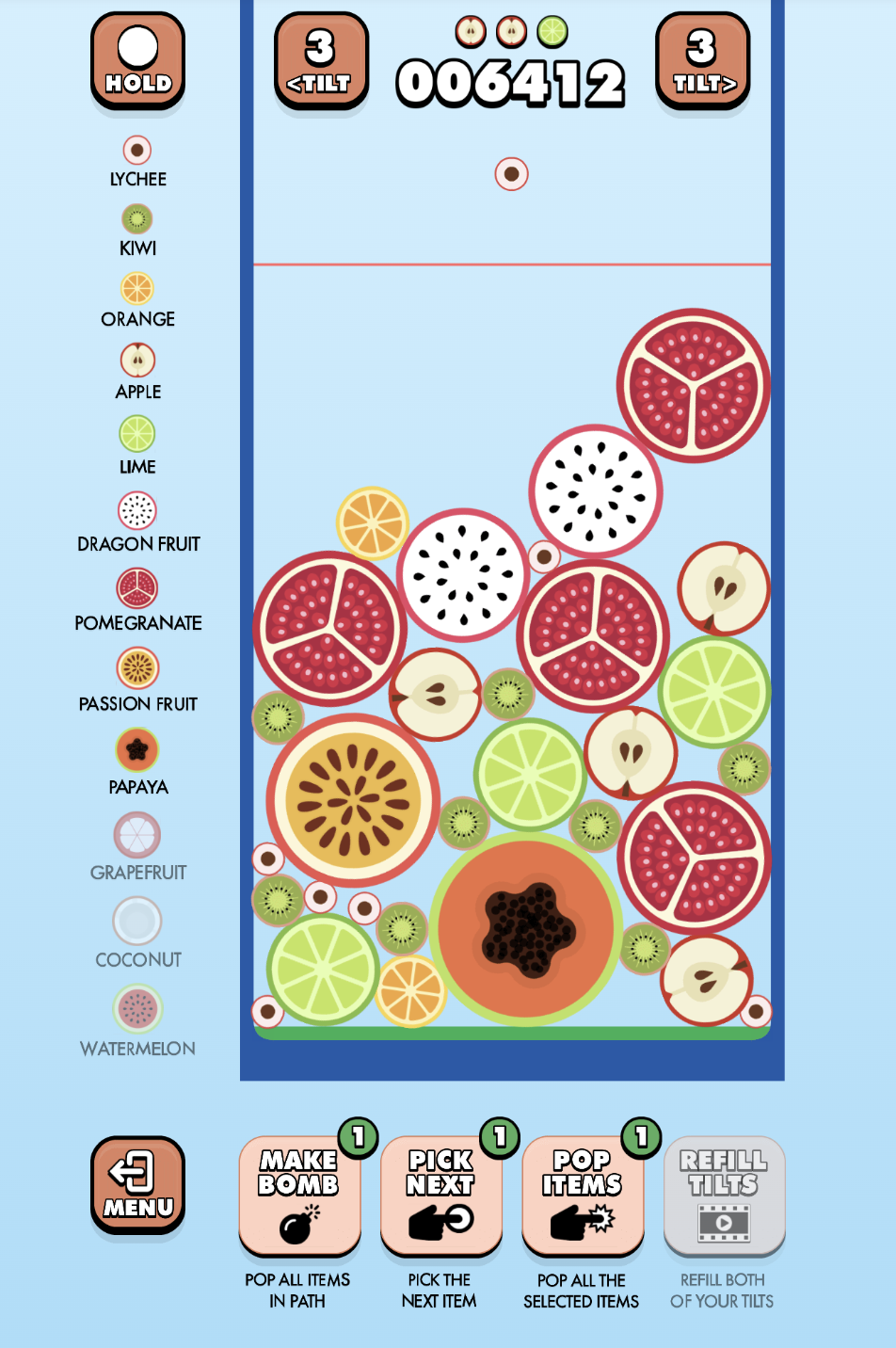 fruitypi screenshot